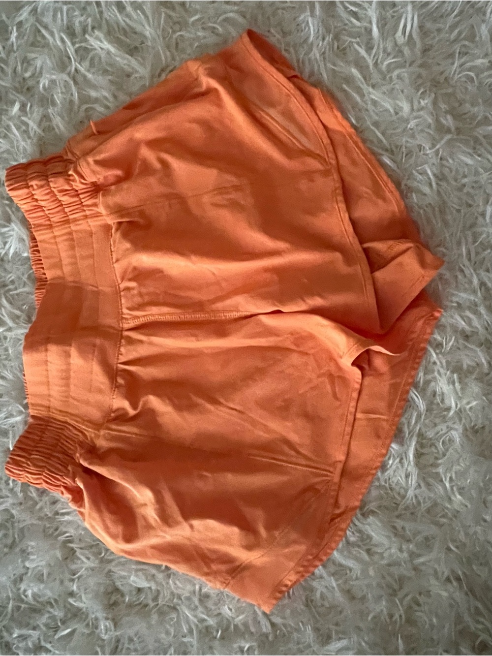 lululemon athletica Hotty hot high-rise 2.5” Bright Orange Athletic Shorts